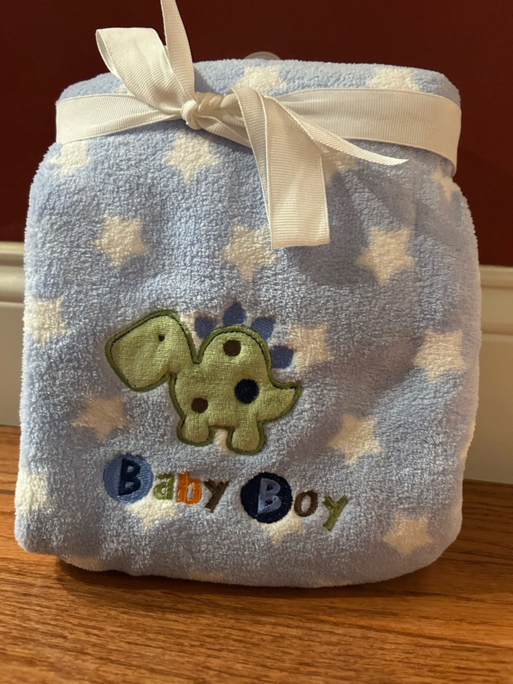 Garanimals Baby Boy Blanket with Green Dino, New in Package